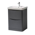 Alt Tag Template: Buy Kartell ARC600FS-G Arc Floor Standing Basin Cabinet 600mm x 460mm, Matt Graphite by Kartell for only £513.60 in Furniture, Suites, Kartell UK, Bathroom Cabinets & Storage, Toilets and Basin Suites, Kartell UK Bathrooms, Modern Bathroom Cabinets, Kartell UK Baths, Kartell UK - Toilets at Main Website Store, Main Website. Shop Now