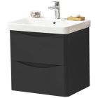 Alt Tag Template: Buy Kartell Wall Mounted 2 Drawer 600mm x 460mm Cabinet with Ceramic Basin, Graphite by Kartell for only £476.27 in Suites, Furniture, Toilets and Basin Suites, Bathroom Cabinets & Storage, Kartell UK, Basins, Kartell UK Bathrooms, Modern Bathroom Cabinets, Kartell UK - Toilets, Kartell UK Baths at Main Website Store, Main Website. Shop Now
