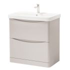 Alt Tag Template: Buy Kartell Floor Standing 2 Drawer 800mm x 460mm Cabinet with Ceramic Basin, Cashmere by Kartell for only £609.60 in Suites, Furniture, Toilets and Basin Suites, Bathroom Cabinets & Storage, Kartell UK, Basins, Kartell UK Bathrooms, Modern Bathroom Cabinets, Kartell UK - Toilets, Kartell UK Baths at Main Website Store, Main Website. Shop Now