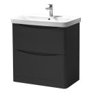 Alt Tag Template: Buy Kartell Floor Standing 2 Drawer 800mm x 460mm Cabinet with Ceramic Basin, Graphite by Kartell for only £653.14 in Suites, Furniture, Toilets and Basin Suites, Bathroom Cabinets & Storage, Kartell UK, Basins, Kartell UK Bathrooms, Modern Bathroom Cabinets, Kartell UK - Toilets, Kartell UK Baths at Main Website Store, Main Website. Shop Now