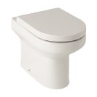 Alt Tag Template: Buy Kartell K-Vit Bijoux Back To Wall Wash WC Pan with Soft Close Seat, White Gloss by Kartell for only £163.50 in Suites, Bathroom Accessories, Kartell UK, Toilets, Toilets and Basin Suites, Kartell UK Bathrooms, Back to Wall Toilets, Kartell UK Baths, Kartell UK - Toilets at Main Website Store, Main Website. Shop Now