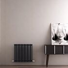 Alt Tag Template: Buy Carisa Barkod Steel Horizontal Designer Radiator 550mm H x 560mm W Dual Fuel - Thermostatic - Textured Anthracite by Carisa for only £413.95 in Carisa Designer Radiators, Dual Fuel Thermostatic Horizontal Radiators at Main Website Store, Main Website. Shop Now