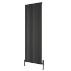 Alt Tag Template: Buy Reina Delia Anthracite Vertical Aluminium Radiator 1800mm H x 400mm W, Central Heating by Reina for only £394.32 in Radiators, Reina, Designer Radiators, Vertical Designer Radiators, Reina Designer Radiators, Anthracite Vertical Designer Radiators at Main Website Store, Main Website. Shop Now