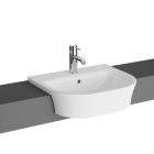 Alt Tag Template: Buy Kartell EK005 K-Vit Eklipse Round 550mm Compact 1TH Semi Recessed Basin, White by Kartell for only £91.00 in Suites, Basins, Kartell UK, Toilets and Basin Suites, Kartell UK Bathrooms, Semi-Recessed Basins, Kartell UK Baths, Kartell UK - Toilets at Main Website Store, Main Website. Shop Now