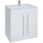 Alt Tag Template: Buy Kartell F/S 2 Door Vanity Unit with Mid Depth Ceramic Basin 800mm x 450mm, White by Kartell for only £399.43 in Suites, Furniture, Bathroom Cabinets & Storage, WC & Basin Complete Units, Bathroom Vanity Units, Kartell UK, Basins, Modern Vanity Units, Modern WC & Basin Units, Kartell UK Bathrooms, Modern Bathroom Cabinets, Kartell UK Baths at Main Website Store, Main Website. Shop Now