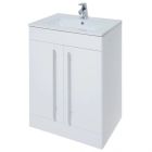 Alt Tag Template: Buy Kartell Purity F/S 2 Door Vanity Unit & Ceramic Basin 500mm x 390mm, White Gloss by Kartell for only £255.28 in Suites, Furniture, Bathroom Cabinets & Storage, WC & Basin Complete Units, Bathroom Vanity Units, Kartell UK, Basins, Modern Vanity Units, Modern WC & Basin Units, Kartell UK Bathrooms, Modern Bathroom Cabinets, Kartell UK Baths at Main Website Store, Main Website. Shop Now