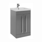Alt Tag Template: Buy Kartell Purity F/S 2 Door Vanity Unit & Ceramic Basin 500mm x 390mm, Storm Grey by Kartell for only £264.18 in Suites, Furniture, Bathroom Cabinets & Storage, WC & Basin Complete Units, Bathroom Vanity Units, Kartell UK, Basins, Modern Vanity Units, Modern WC & Basin Units, Kartell UK Bathrooms, Modern Bathroom Cabinets, Kartell UK Baths at Main Website Store, Main Website. Shop Now