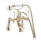 Alt Tag Template: Buy Methven Deva Georgian Brass Pillar Mounted Bath Shower Mixer Gold by Methven for only £607.34 in Taps & Wastes, Bath Shower Mixers at Main Website Store, Main Website. Shop Now