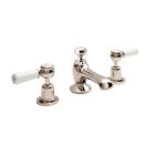 Alt Tag Template: Buy BC Designs Victrion Nickel Lever 3 Hole Traditional Brass Basin Mixer Tap by BC Designs for only £320.00 in Taps & Wastes, Shop By Brand, Basin Taps, BC Designs, BC Designs Taps, Basin Mixers Taps at Main Website Store, Main Website. Shop Now