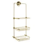 Alt Tag Template: Buy BC Designs Victrion Wall Mounted 3 Tier Brass Shower Tidy 427mm H x 175mm W, Gold by BC Designs for only £215.34 in Accessories, Shop By Brand, Showers, Shower Accessories, BC Designs, Shower Accessories, BC Designs Wastes & Accessories, Showers Heads, Rail Kits & Accessories at Main Website Store, Main Website. Shop Now