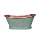 Alt Tag Template: Buy BC Designs Antique Copper Patinata Blue Freestanding Traditional Boat Bath 1700mm, 190 Litre by BC Designs for only £3,997.34 in Shop By Brand, Baths, Bath Size, BC Designs, Free Standing Baths, 1700mm Baths, BC Designs Baths, Traditional Freestanding Baths, Bc Designs Single Ended Baths at Main Website Store, Main Website. Shop Now