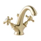 Alt Tag Template: Buy BC Designs Victrion Crosshead Brass Mono Deck Mounted Basin Mixer Tap, Brushed Gold Finish by BC Designs for only £296.66 in Taps & Wastes, Shop By Brand, Basin Taps, BC Designs, BC Designs Taps, Basin Mixers Taps at Main Website Store, Main Website. Shop Now