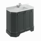 Alt Tag Template: Buy BC Designs Victrion Floor Mounting Angled 4-Door White Basin with Vanity 810mm H x 1036mm W, Dark Grey by BC Designs for only £1,280.66 in Shop By Brand, Furniture, WC & Basin Complete Units, BC Designs, Modern WC & Basin Units, BC Designs Basins at Main Website Store, Main Website. Shop Now