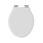 Alt Tag Template: Buy BC Designs VCTS005N Victrion Matt White Soft Close Toilet Seat, Nickel Hinges by BC Designs for only £197.34 in Shop By Brand, Bathroom Accessories, Toilet Accessories, BC Designs, Toilet Seats, BC Designs Wastes & Accessories, Toilet Seats at Main Website Store, Main Website. Shop Now