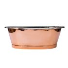 Alt Tag Template: Buy BC Designs Freestanding Traditional Countertop Copper Basin with Nickel Inner 180mm H x 530mm W by BC Designs for only £485.34 in at Main Website Store, Main Website. Shop Now