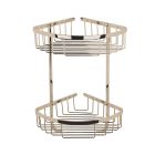 Alt Tag Template: Buy BC Designs Victrion Wall Mounted Double Corner Brass Shower Basket, Brushed Nickel Finish by BC Designs for only £182.00 in Accessories, Shop By Brand, Showers, Shower Accessories, BC Designs, Shower Accessories, Shower Basket, BC Designs Wastes & Accessories at Main Website Store, Main Website. Shop Now