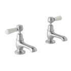 Alt Tag Template: Buy BC Designs Victrion Deck Mounted Brass Lever Basin Pillar Taps, Brushed Chrome Finish by BC Designs for only £169.34 in Taps & Wastes, Shop By Brand, Basin Taps, BC Designs, BC Designs Taps, Basin Tap Pairs at Main Website Store, Main Website. Shop Now