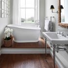 Alt Tag Template: Buy BC Designs Cian Polished White Freestanding Tradional Slipper Bath 1590mm H x 785mm W by BC Designs for only £3,326.66 in at Main Website Store, Main Website. Shop Now