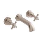 Alt Tag Template: Buy BC Designs Brass Victrion Crosshead 3 Hole Wall Mount Bath Filler Tap, Brushed Nickel Finish by BC Designs for only £388.00 in Taps & Wastes, Shop By Brand, Bath Taps, BC Designs, Bath Mixer, BC Designs Wastes & Accessories, Wall Mounted Bath Taps, Bath Mixer/Fillers, Fillers at Main Website Store, Main Website. Shop Now