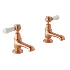 Alt Tag Template: Buy BC Designs Victrion Deck Mounted Brass Lever Basin Pillar Taps, Brushed Copper Finish by BC Designs for only £169.34 in Taps & Wastes, Shop By Brand, Basin Taps, BC Designs, BC Designs Taps, Basin Tap Pairs at Main Website Store, Main Website. Shop Now