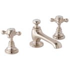 Alt Tag Template: Buy BC Designs Victrion Crosshead 3 Hole Basin Mixer Tap with Pop-Up Waste, Brushed Nickel Finish by BC Designs for only £320.00 in Taps & Wastes, Shop By Brand, Basin Taps, BC Designs, BC Designs Wastes & Accessories, Basin Mixers Taps at Main Website Store, Main Website. Shop Now