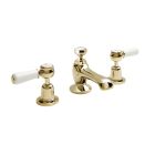 Alt Tag Template: Buy BC Designs Victrion Gold Lever 3 Hole Traditional Brass Basin Mixer Tap by BC Designs for only £320.00 in Taps & Wastes, Shop By Brand, Basin Taps, BC Designs, BC Designs Taps, Basin Mixers Taps at Main Website Store, Main Website. Shop Now