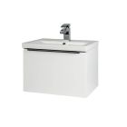 Alt Tag Template: Buy Kartell Wall Mounted Ceramic Basin and Drawer Cabinet 500mm x 355mm, White Gloss by Kartell for only £312.53 in Suites, Furniture, Bathroom Cabinets & Storage, WC & Basin Complete Units, Kartell UK, Basins, Modern WC & Basin Units, Kartell UK Bathrooms, Modern Bathroom Cabinets, Kartell UK Baths at Main Website Store, Main Website. Shop Now