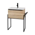 Alt Tag Template: Buy Kartell Wall Mounted Ceramic Basin Cabinet with Frame 600mm x 355mm, Sonoma Oak by Kartell for only £480.00 in Suites, Furniture, Toilets and Basin Suites, Bathroom Cabinets & Storage, Kartell UK, Basins, Kartell UK Bathrooms, Modern Bathroom Cabinets, Kartell UK - Toilets, Kartell UK Baths at Main Website Store, Main Website. Shop Now