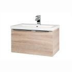 Alt Tag Template: Buy Kartell Wall Mounted Ceramic Basin with Drawer Cabinet 600mm x 355mm, Sonoma Oak by Kartell for only £330.13 in Suites, Furniture, Toilets and Basin Suites, Bathroom Cabinets & Storage, Kartell UK, Basins, Kartell UK Bathrooms, Modern Bathroom Cabinets, Kartell UK - Toilets, Kartell UK Baths at Main Website Store, Main Website. Shop Now
