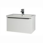 Alt Tag Template: Buy Kartell Kore Wall Mounted Ceramic Basin with Single Drawer Cabinet 600mm x 355mm by Kartell for only £330.13 in Suites, Furniture, Toilets and Basin Suites, Bathroom Cabinets & Storage, Kartell UK, Basins, Kartell UK Bathrooms, Modern Bathroom Cabinets, Kartell UK - Toilets, Kartell UK Baths at Main Website Store, Main Website. Shop Now