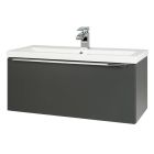 Alt Tag Template: Buy Kartell Kore Wall Mounted Ceramic Basin with Single Drawer Cabinet 800mm x 355mm by Kartell for only £366.93 in Suites, Furniture, Toilets and Basin Suites, Bathroom Cabinets & Storage, Kartell UK, Basins, Kartell UK Bathrooms, Modern Bathroom Cabinets, Kartell UK - Toilets, Kartell UK Baths at Main Website Store, Main Website. Shop Now