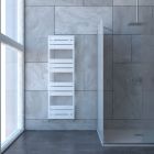 Alt Tag Template: Buy Carisa Mack Bath Aluminium Designer Heated Towel Rail 1590mm H x 500mm W Textured White Dual Fuel - Thermostatic by Carisa for only £487.91 in Carisa Designer Radiators at Main Website Store, Main Website. Shop Now