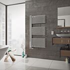 Alt Tag Template: Buy MaxtherM Leyland Steel Chrome Designer Heated Towel Rail 800mm x 600mm by Maxtherm for only £440.93 in MaxtherM, 1500 to 2000 BTUs Towel Rails, Maxtherm Designer Heated Towel Rails at Main Website Store, Main Website. Shop Now