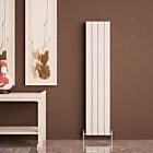Alt Tag Template: Buy Carisa Nemo Aluminium Vertical Designer Radiator 1800mm H x 375mm W Double Panel - Textured White by Carisa for only £418.35 in Aluminium Radiators, Carisa Designer Radiators, 5000 to 5500 BTUs Radiators, Vertical Designer Radiators at Main Website Store, Main Website. Shop Now