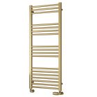 Alt Tag Template: Buy Reina Ottone Brushed Brass Steel Vertical Designer Heated Towel Rail 1200mm H x 500mm W, Dual Fuel - Thermostatic by Reina for only £372.22 in Towel Rails, Dual Fuel Towel Rails, Reina, Designer Heated Towel Rails, Dual Fuel Thermostatic Towel Rails at Main Website Store, Main Website. Shop Now