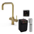 Alt Tag Template: Buy Ellsi 4 in 1 Instant Boiling Hot Water Kitchen Sink Mixer Tap, Brushed Gold Finish by Ellsi for only £475.20 in Kitchen, Kitchen Taps, ELLSI Designer Sinks & Taps, ELLSI Hot Water Taps, Instant boiling water tap at Main Website Store, Main Website. Shop Now