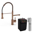 Alt Tag Template: Buy Ellsi Multiuse 3 in 1 Hot Water Kitchen Mixer Tap with Handset, Brushed Copper Finish by Ellsi for only £611.20 in Kitchen, Kitchen Taps, ELLSI Designer Sinks & Taps, ELLSI Hot Water Taps, Instant boiling water tap at Main Website Store, Main Website. Shop Now
