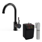 Alt Tag Template: Buy Ellsi Industrial Single Lever 3 in 1 Instant Hot Water Kitchen Tap, Matt Black Finish by Ellsi for only £523.20 in Kitchen, Kitchen Taps, ELLSI Designer Sinks & Taps, ELLSI Hot Water Taps, Instant boiling water tap at Main Website Store, Main Website. Shop Now