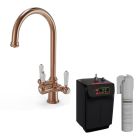 Alt Tag Template: Buy Ellsi Traditional Cruciform 3-in1 Hot Water Kitchen Sink Tap, Brushed Copper Finish by Ellsi for only £523.20 in ELLSI Designer Sinks & Taps, ELLSI Hot Water Taps, Instant boiling water tap at Main Website Store, Main Website. Shop Now