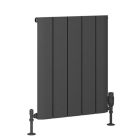 Alt Tag Template: Buy Eastbrook Peretti Aluminium Matt Anthracite Horizontal Designer Radiator 600mm H x 470mm W Electric Only - Thermostatic by Eastbrook for only £382.03 in Eastbrook Co., Electric Thermostatic Horizontal Radiators at Main Website Store, Main Website. Shop Now