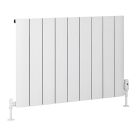 Alt Tag Template: Buy Eastbrook Peretti Aluminium Matt White Horizontal Designer Radiator 600mm H x 850mm W Electric Only - Standard by Eastbrook for only £536.75 in Eastbrook Co., Electric Standard Radiators Horizontal at Main Website Store, Main Website. Shop Now