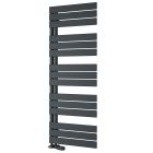 Alt Tag Template: Buy Reina Pettino Steel Anthracite Straight Heated Towel Rail 1424mm H x 550mm W, Central Heating by Reina for only £245.52 in Towel Rails, Reina, Designer Heated Towel Rails, Anthracite Designer Heated Towel Rails at Main Website Store, Main Website. Shop Now