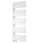 Alt Tag Template: Buy Reina Pettino Steel White Straight Heated Towel Rail 1424mm H x 550mm W, Electric Only - Standard by Reina for only £315.52 in Towel Rails, Reina, Designer Heated Towel Rails, White Designer Heated Towel Rails, Reina Heated Towel Rails at Main Website Store, Main Website. Shop Now