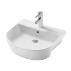 Alt Tag Template: Buy Kartell POT545KA K-Vit Kameo Semi recessed 1 Tap Hole Basin 560mm, White Finish by Kartell for only £142.29 in Suites, Basins, Bathroom Accessories, Kartell UK, Toilets and Basin Suites, Semi-Recessed Basins, Kartell UK Baths, Kartell UK - Toilets at Main Website Store, Main Website. Shop Now