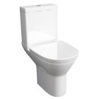 Alt Tag Template: Buy Kartell K-Vit Project Round C/C WC Pan With Cistern & Soft Close Seat, White by Kartell for only £276.00 in Suites, Accessories, Toilets, Kartell UK, Toilet Accessories, Bathroom Accessories, Cistern Levers, Close Coupled Toilets, Kartell UK Bathrooms, Kartell UK - Toilets at Main Website Store, Main Website. Shop Now