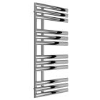 Alt Tag Template: Buy Reina Chisa Steel Chrome Designer Towel Radiator 1130mm H x 500mm W - Electric Only - Thermostatic by Reina for only £496.24 in Towel Rails, Designer Heated Towel Rails, Chrome Designer Heated Towel Rails at Main Website Store, Main Website. Shop Now