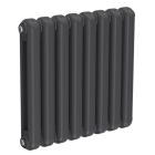 Alt Tag Template: Buy Reina Coneva Steel Anthracite Horizontal Designer Radiator 550mm H x 580mm W Dual Fuel - Thermostatic by Reina for only £296.76 in Shop By Brand, Radiators, Dual Fuel Radiators, Reina, Dual Fuel Thermostatic Radiators, Dual Fuel Thermostatic Horizontal Radiators at Main Website Store, Main Website. Shop Now
