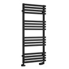 Alt Tag Template: Buy Reina Kale Black Steel Straight Designer Heated Towel Rail 1126mm H x 500mm W, Central Heating by Reina for only £208.32 in Towel Rails, Reina, Designer Heated Towel Rails, Black Designer Heated Towel Rails, Reina Heated Towel Rails at Main Website Store, Main Website. Shop Now