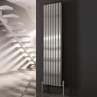 Alt Tag Template: Buy Reina Flox Stainless Steel Brushed Double Panel Vertical Radiator 1800mm H x 295mm W, Central Heating by Reina for only £636.86 in Radiators, Reina, Designer Radiators, Vertical Designer Radiators, Reina Designer Radiators, Stainless Steel Vertical Designer Radiators at Main Website Store, Main Website. Shop Now