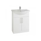 Alt Tag Template: Buy Kartell 650mm K-Vit Ceramic Basin Gloss Finish 1 Tap Hole Basin with Vanity Unit by Kartell for only £189.69 in Suites, Furniture, Toilets and Basin Suites, Bathroom Vanity Units, Kartell UK, Basins, Bathroom Accessories, Kartell UK Bathrooms, Modern Vanity Units, Kartell UK - Toilets, Kartell UK Baths at Main Website Store, Main Website. Shop Now
